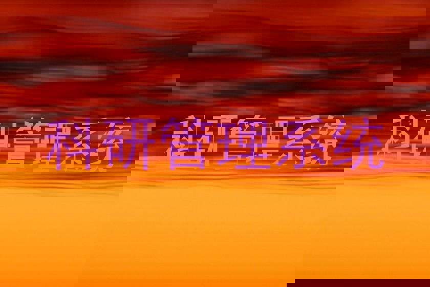 科研管理系统
