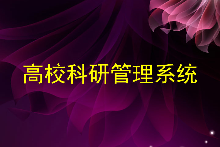 高校科研管理系统