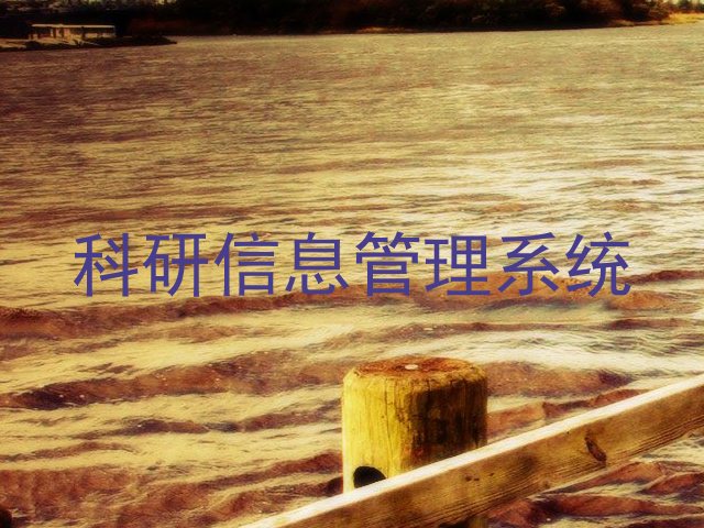 科研信息管理系统