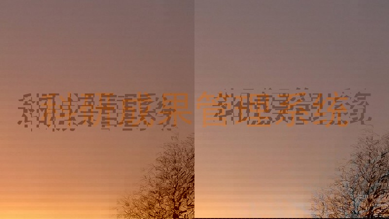 科研成果管理系统