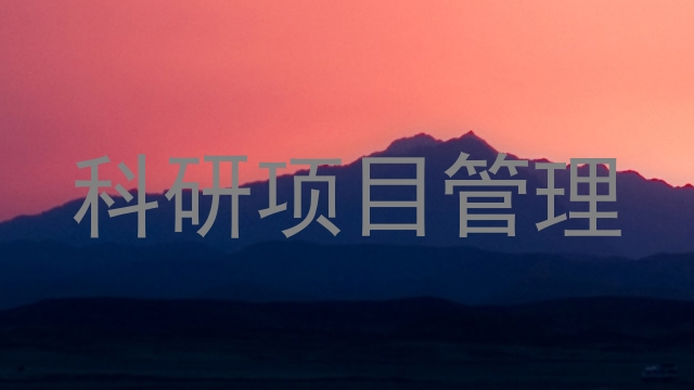 科研项目管理