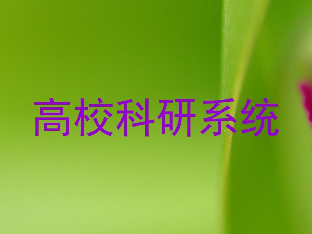 高校科研系统