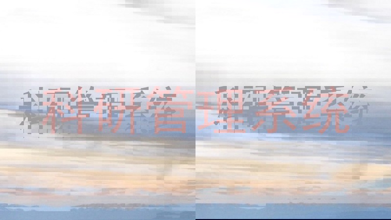 科研管理系统