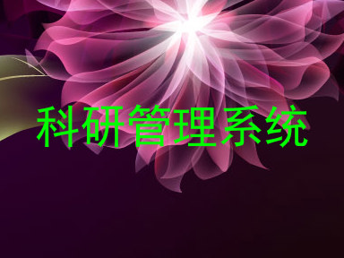 科研管理系统