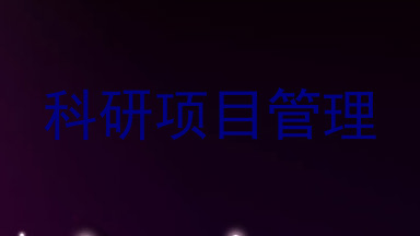 科研项目管理