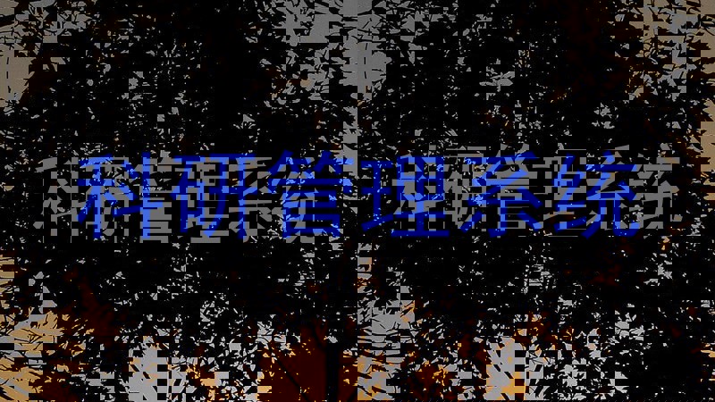 科研管理系统