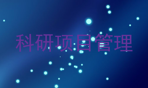 科研项目管理