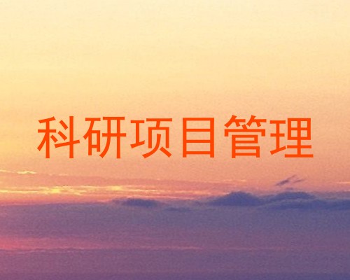 科研项目管理