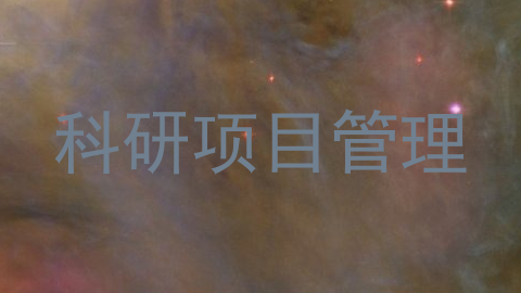 科研项目管理