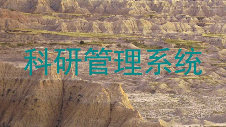 科研管理系统