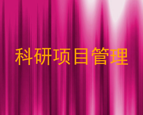 科研项目管理