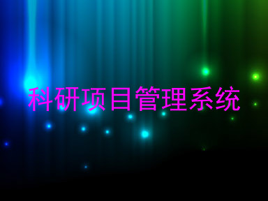 科研项目管理系统