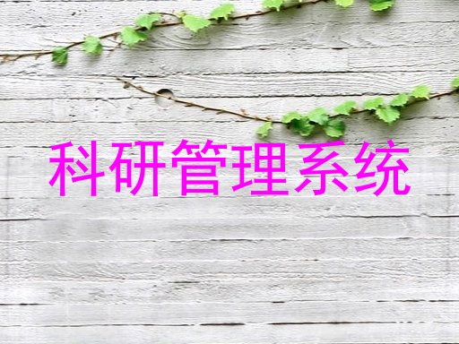 科研管理系统