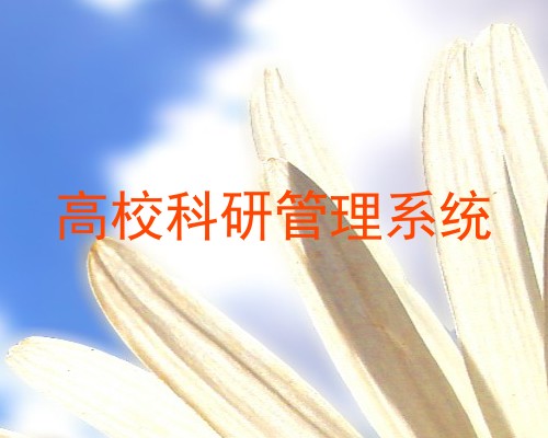 高校科研管理系统