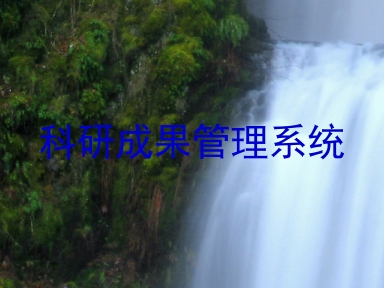 科研成果管理系统