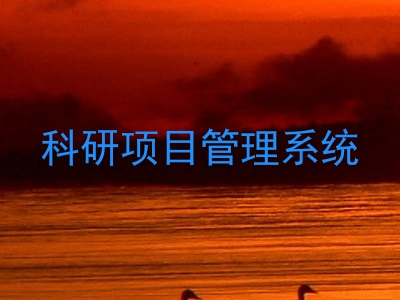 科研项目管理系统