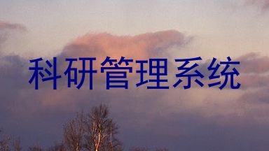 科研管理系统