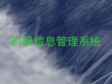 科研信息管理系统