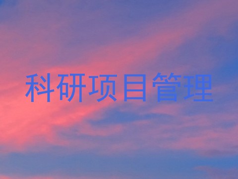 科研项目管理