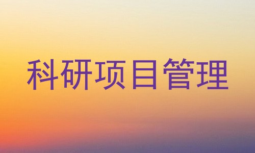 科研项目管理