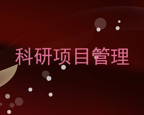 科研项目管理