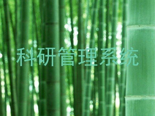 科研管理系统