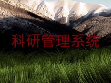 科研管理系统