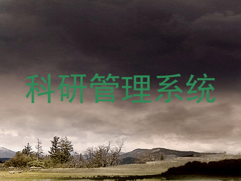 科研管理系统