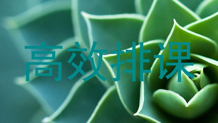 高效排课