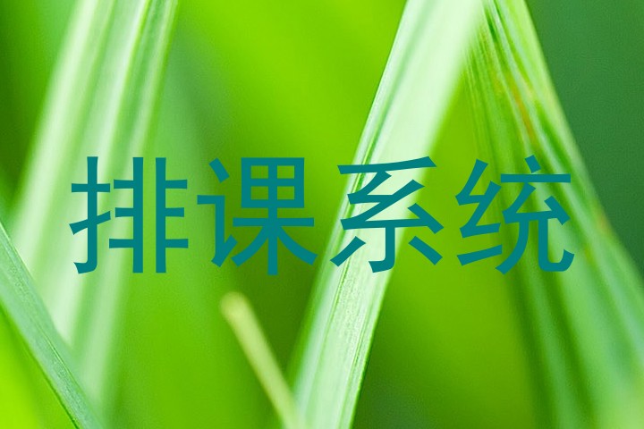 排课系统