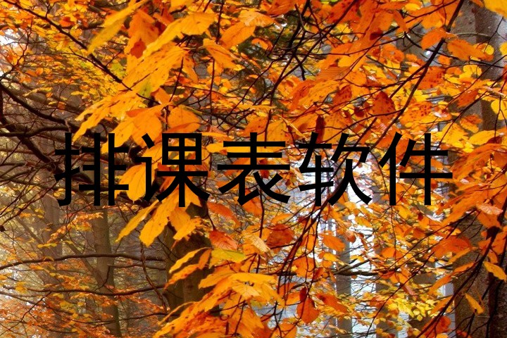 排课表软件