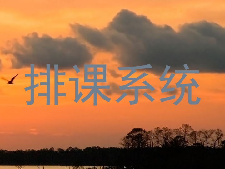 排课系统