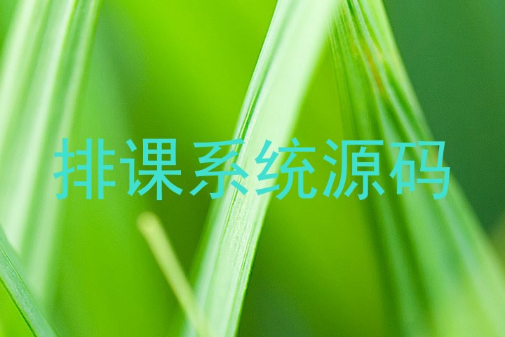 排课系统源码