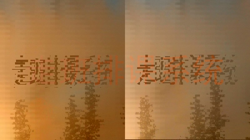 走班排课系统