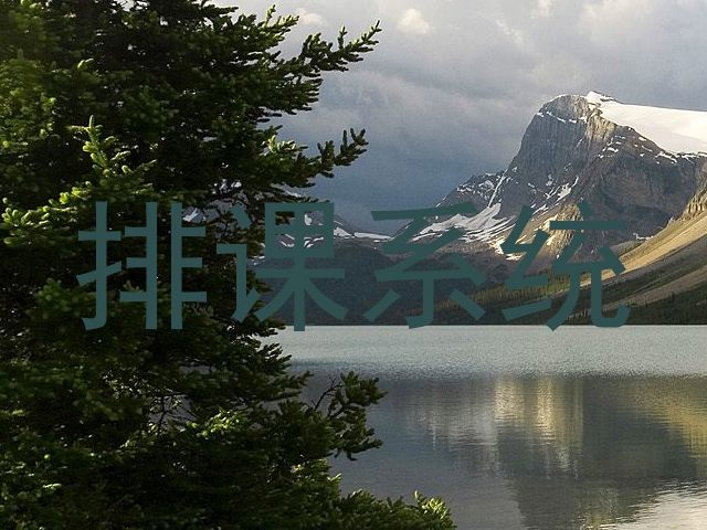 排课系统