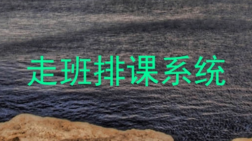 走班排课系统