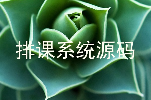 排课系统源码