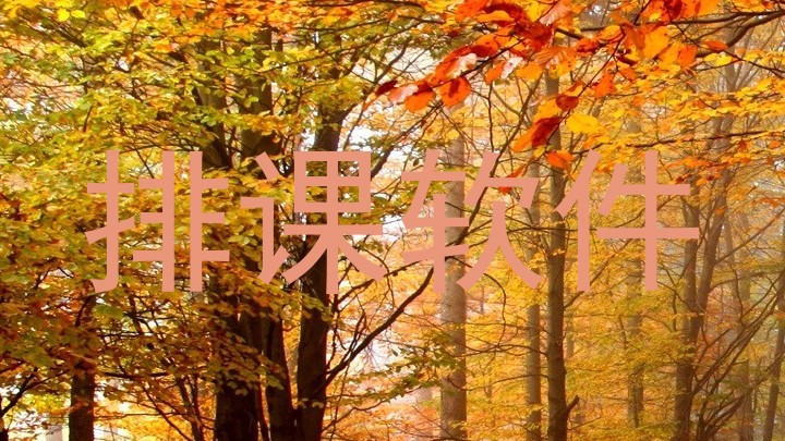 排课软件