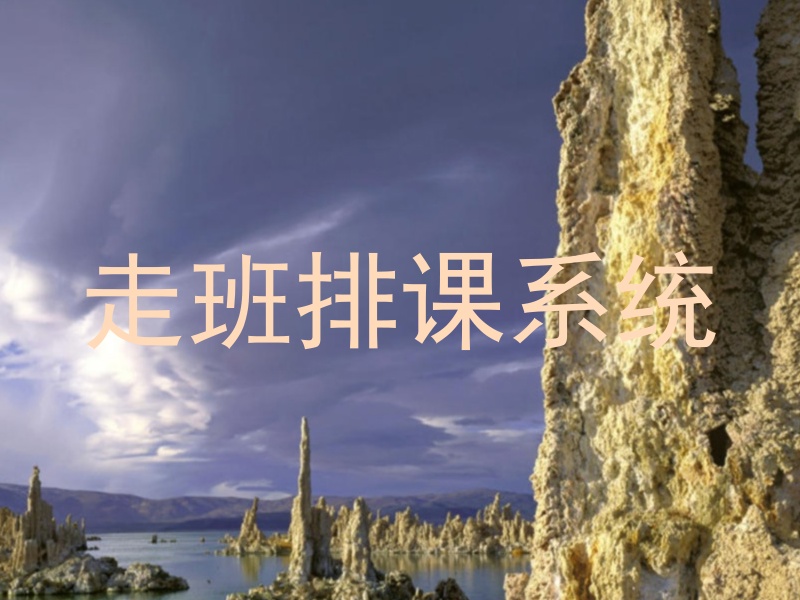 走班排课系统