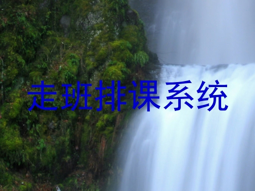 走班排课系统