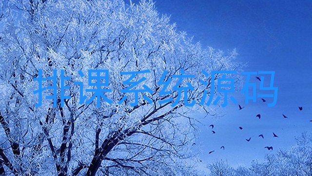 排课系统源码