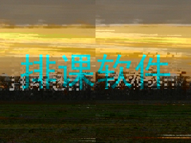 排课软件