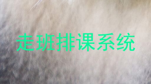 走班排课系统