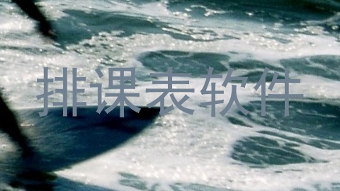 排课表软件