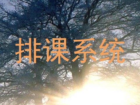 排课系统