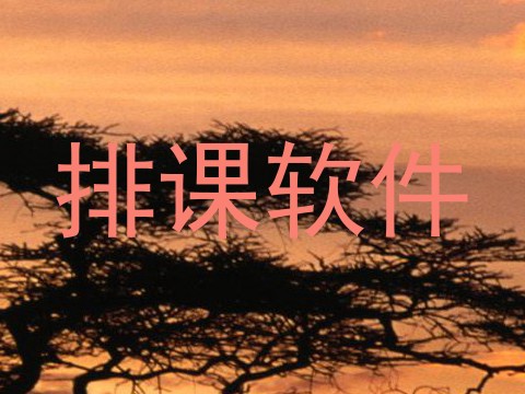 排课软件
