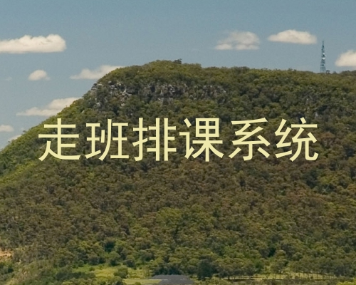 走班排课系统