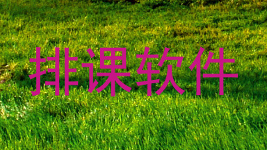 排课软件