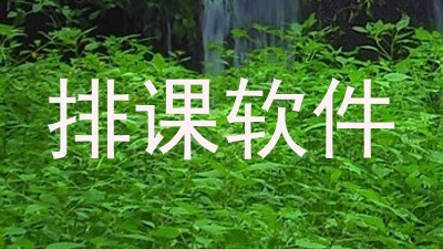 排课软件