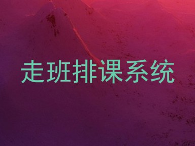 走班排课系统
